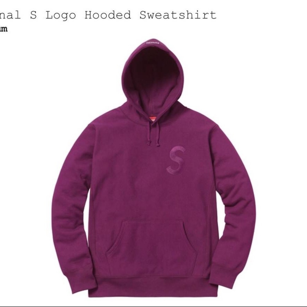 Supreme S Logo Hoodie - M